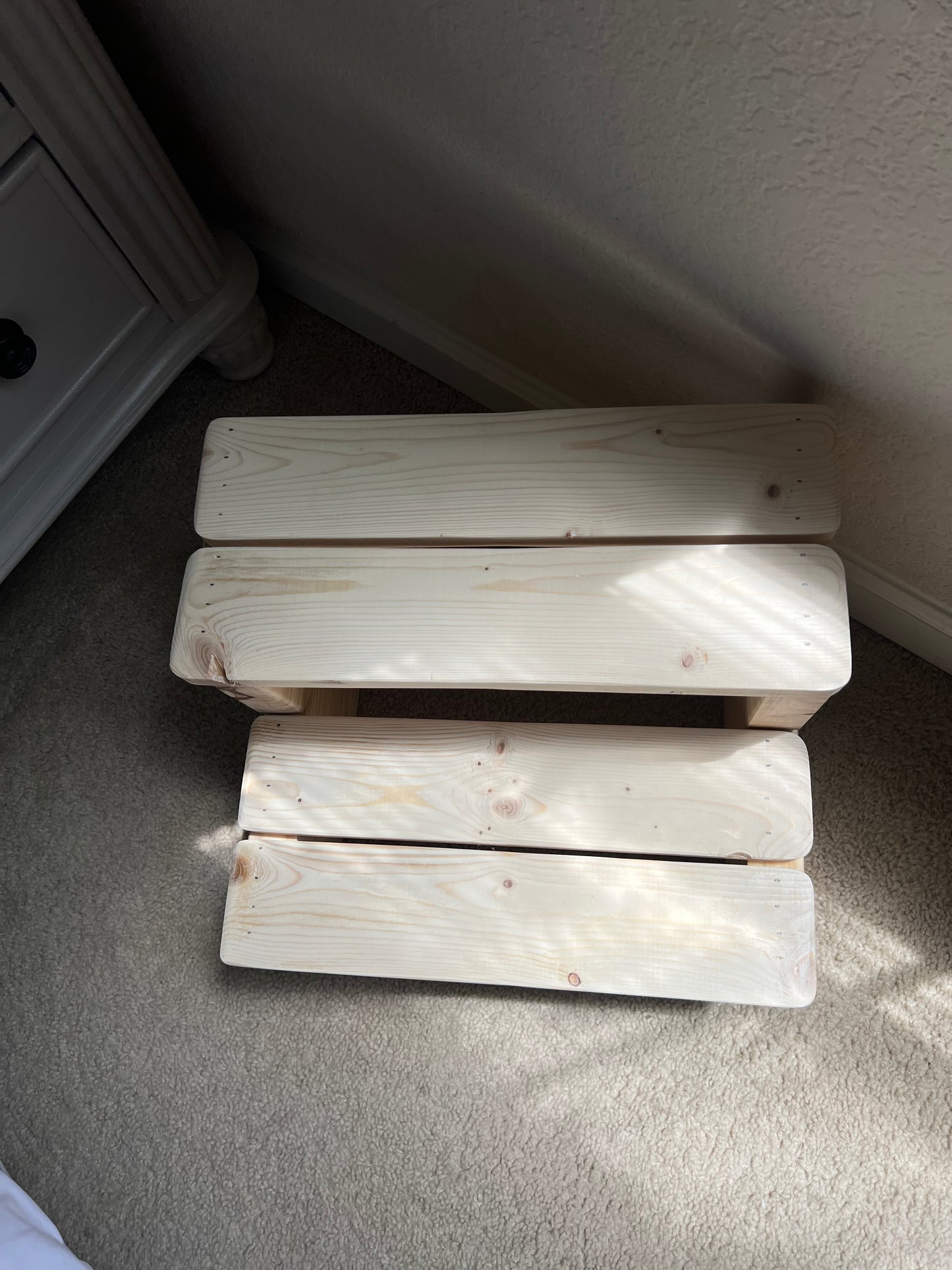 Pickled Oak Step Stool