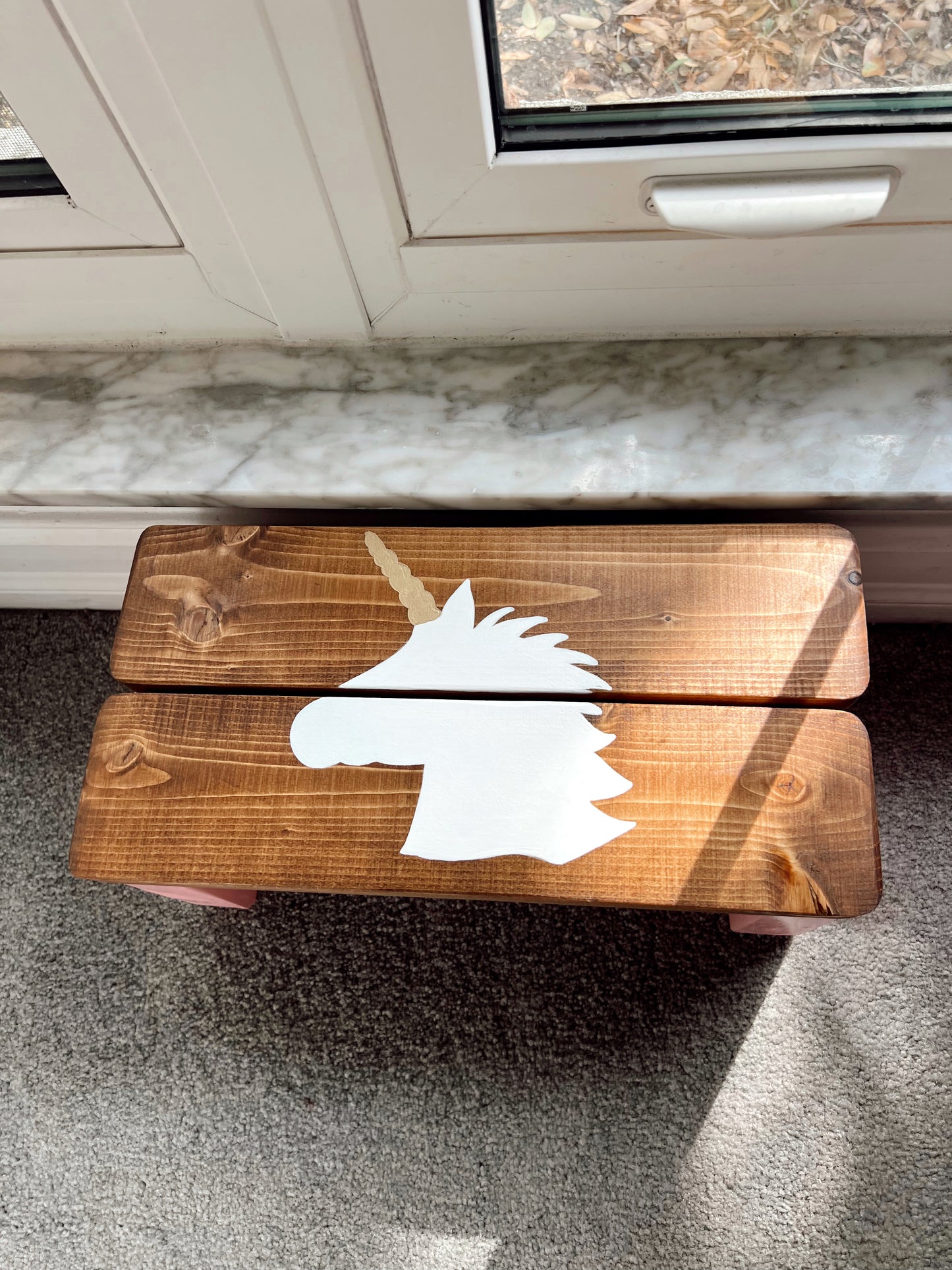 Custom Unicorn Step Stool