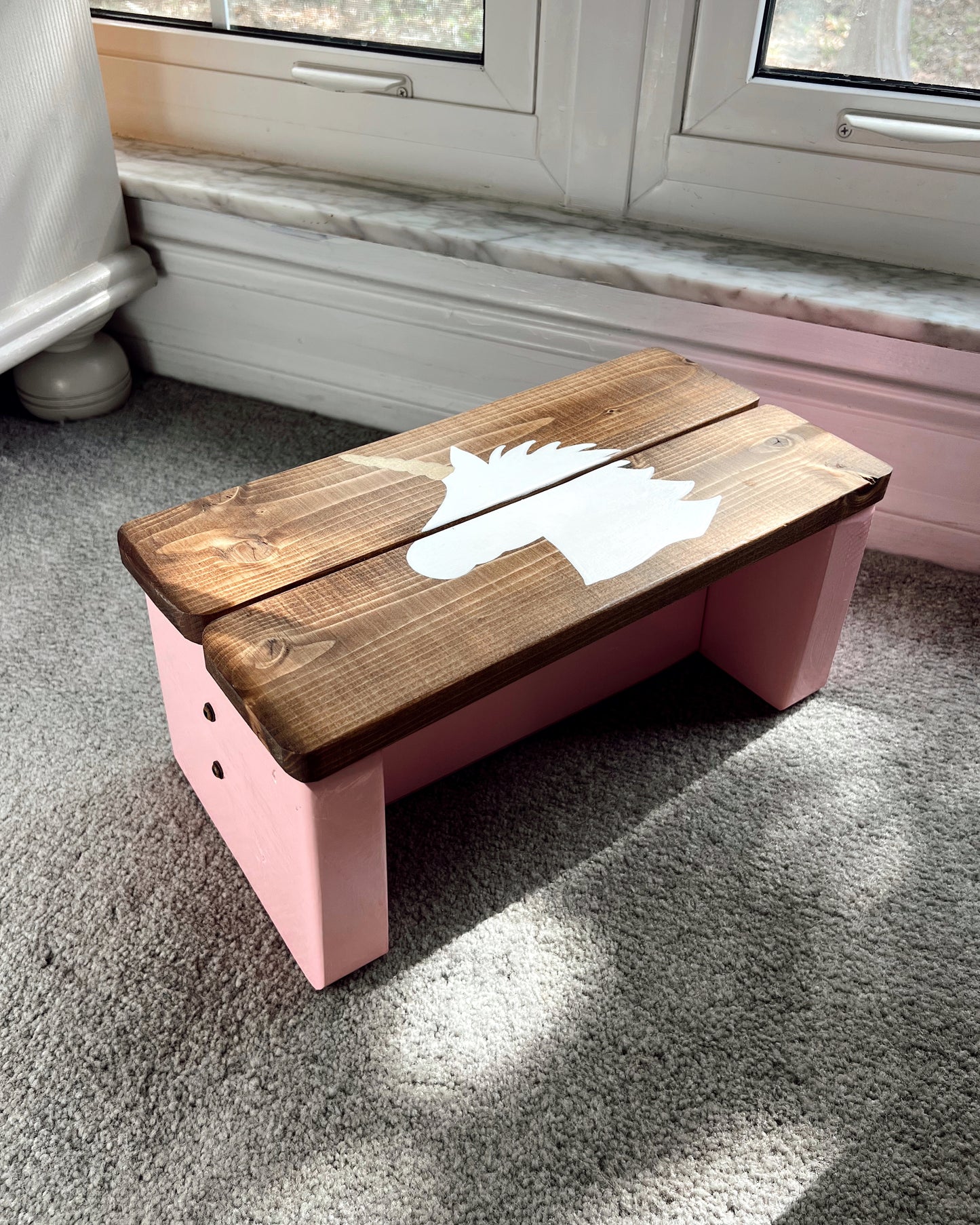 Custom Unicorn Step Stool