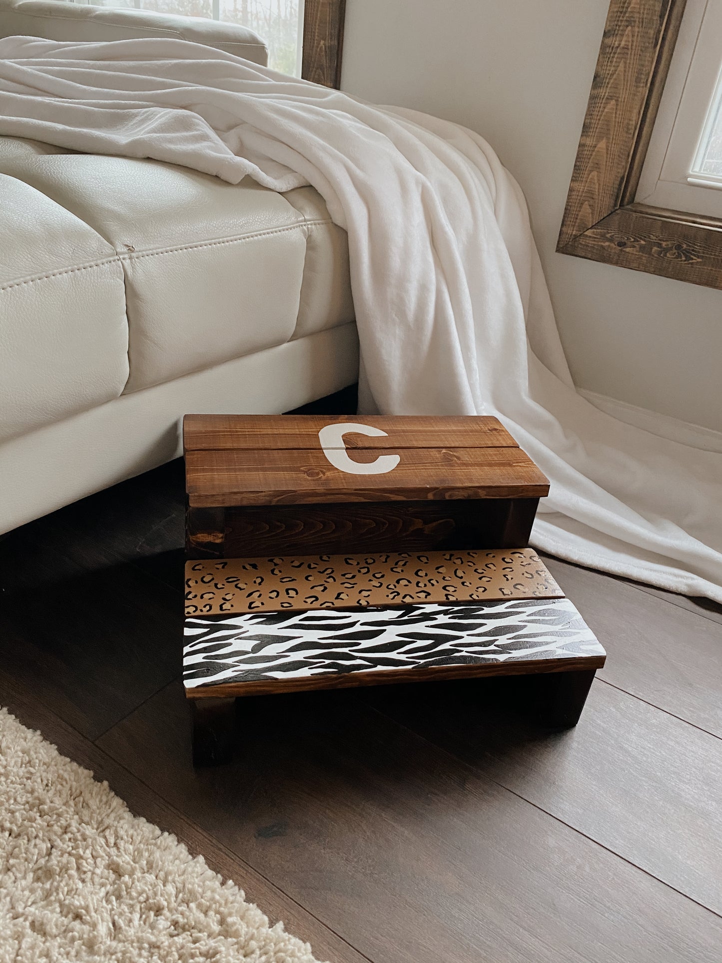 Animal Print Step Stool